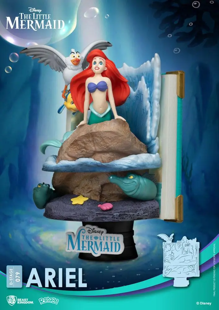 Disney Story Book Series D-Stage PVC Diorama Ariel 15 cm fotografii produktu
