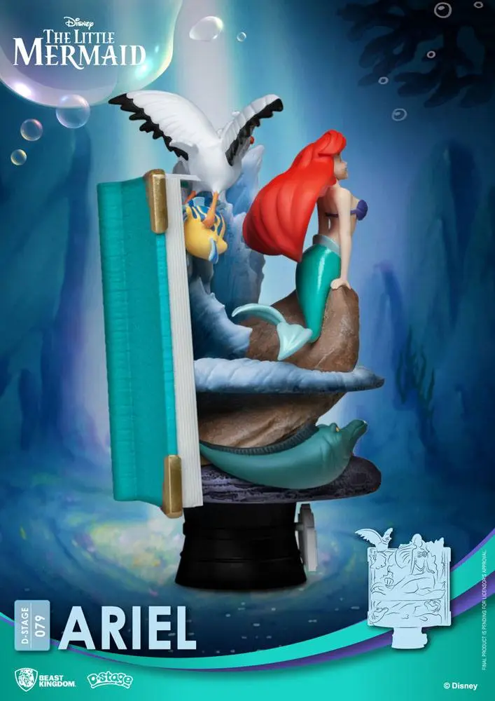 Disney Story Book Series D-Stage PVC Diorama Ariel 15 cm fotografii produktu