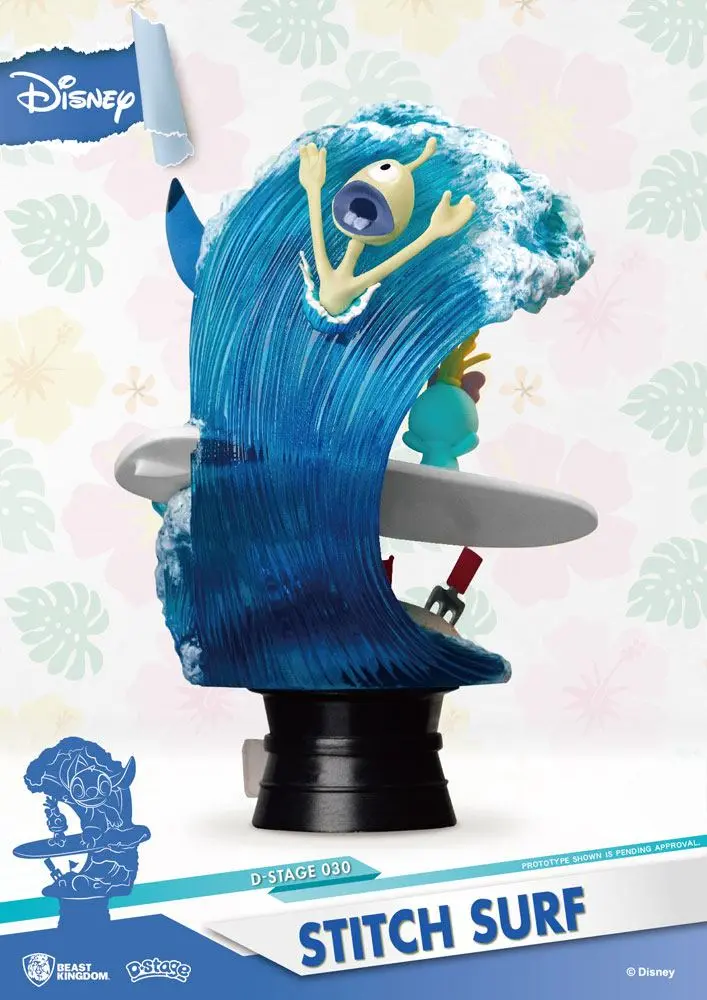 Disney Summer Series D-Stage PVC Diorama Stitch Surf 15 cmDisney Letní Série D-Stage PVC Diorama Stitch Surf 15 cm fotografii produktu