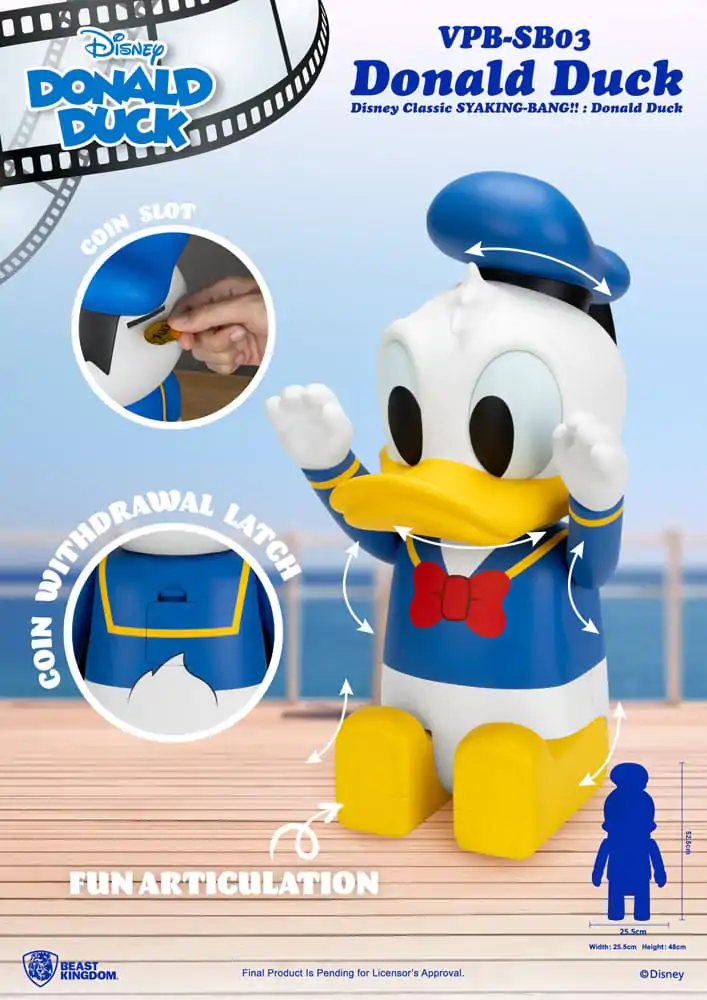 Disney Syaing Bang Vinyl Prasátko Mickey a přátelé Kačer Donald 53 cm fotografii produktu