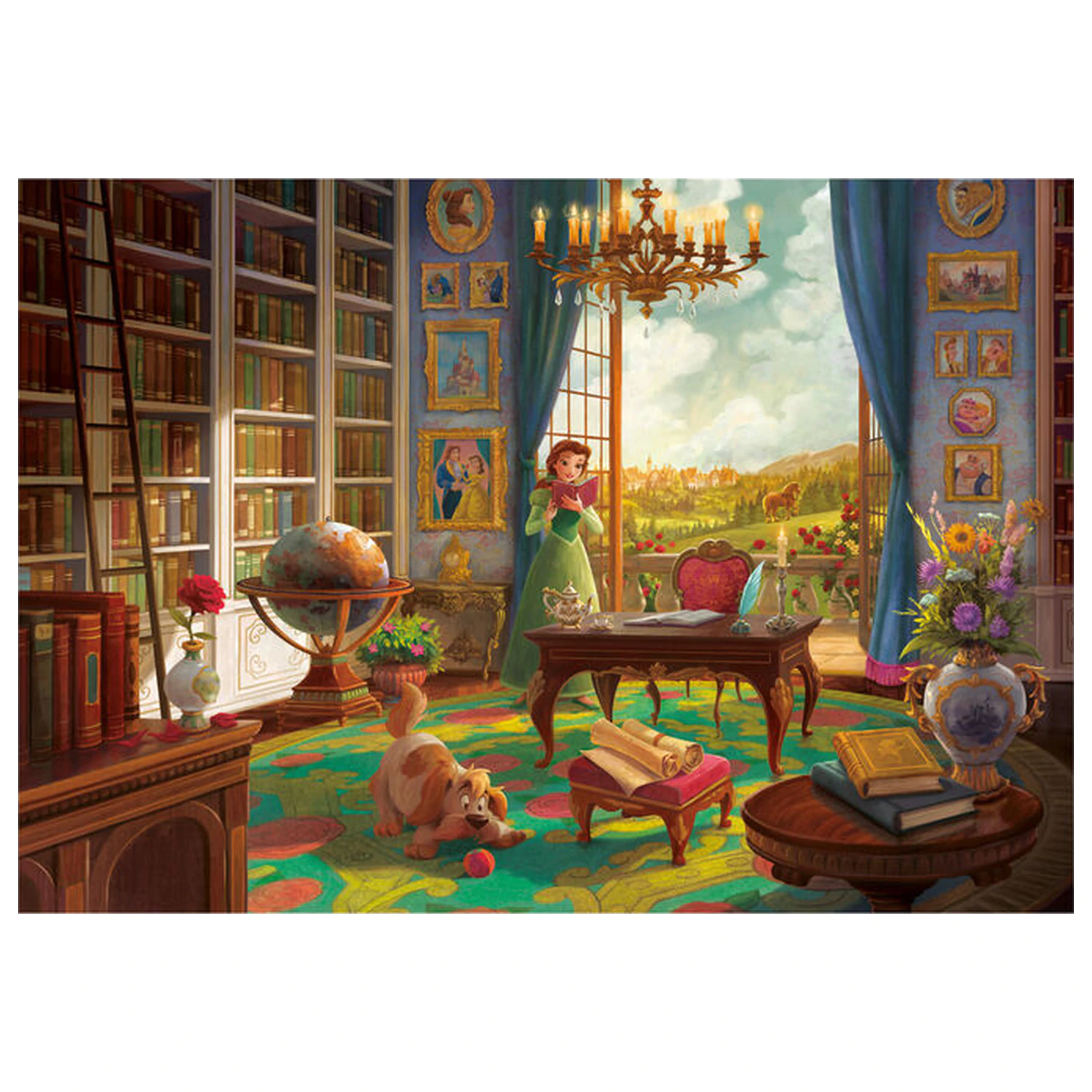 Disney Beauty and the Beast Belle puzzle 500 ks fotografii produktu