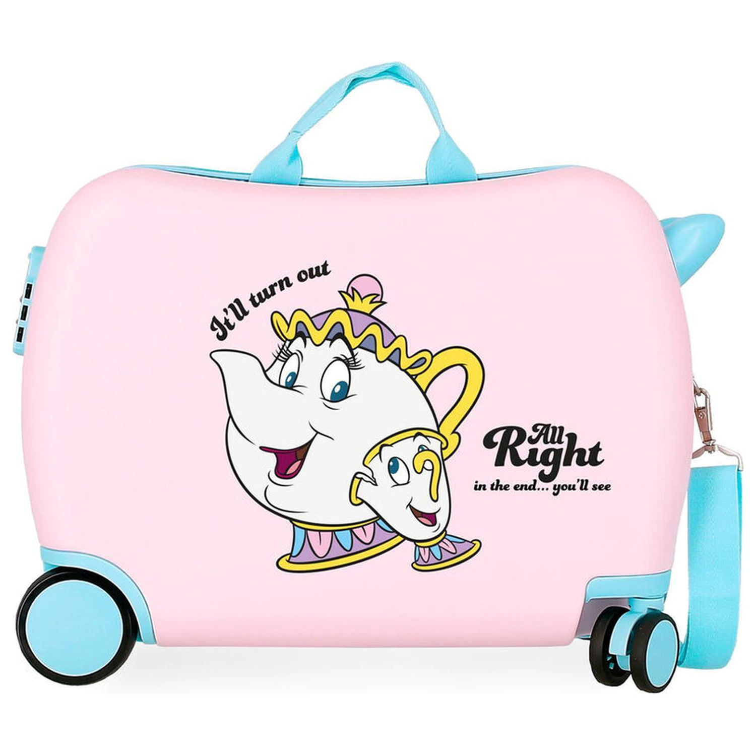 Disney Beauty and the Beast Chip All Right ABS trolley kufr 50 cm fotografii produktu