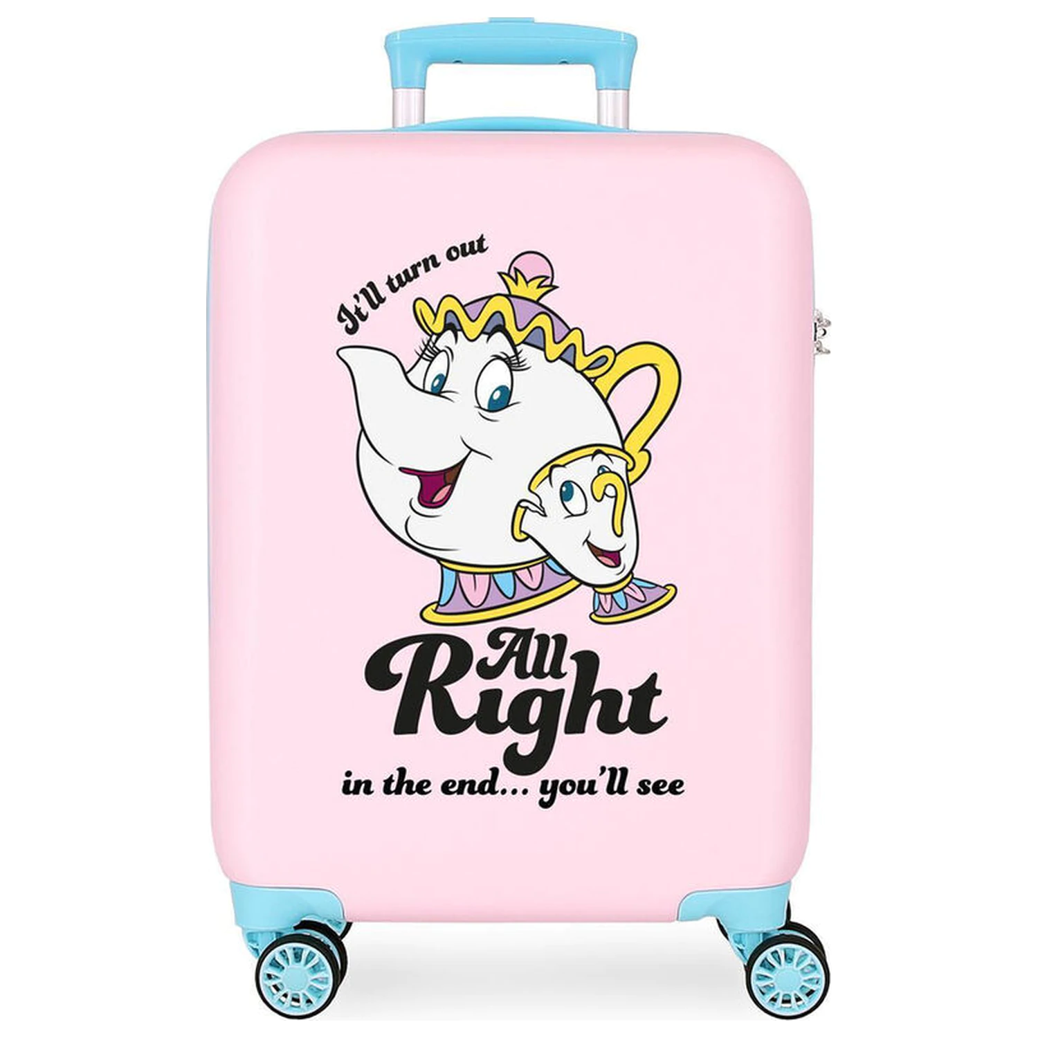 Disney Beauty and the Beast Chip All Right ABS trolley kufr 55cm fotografii produktu