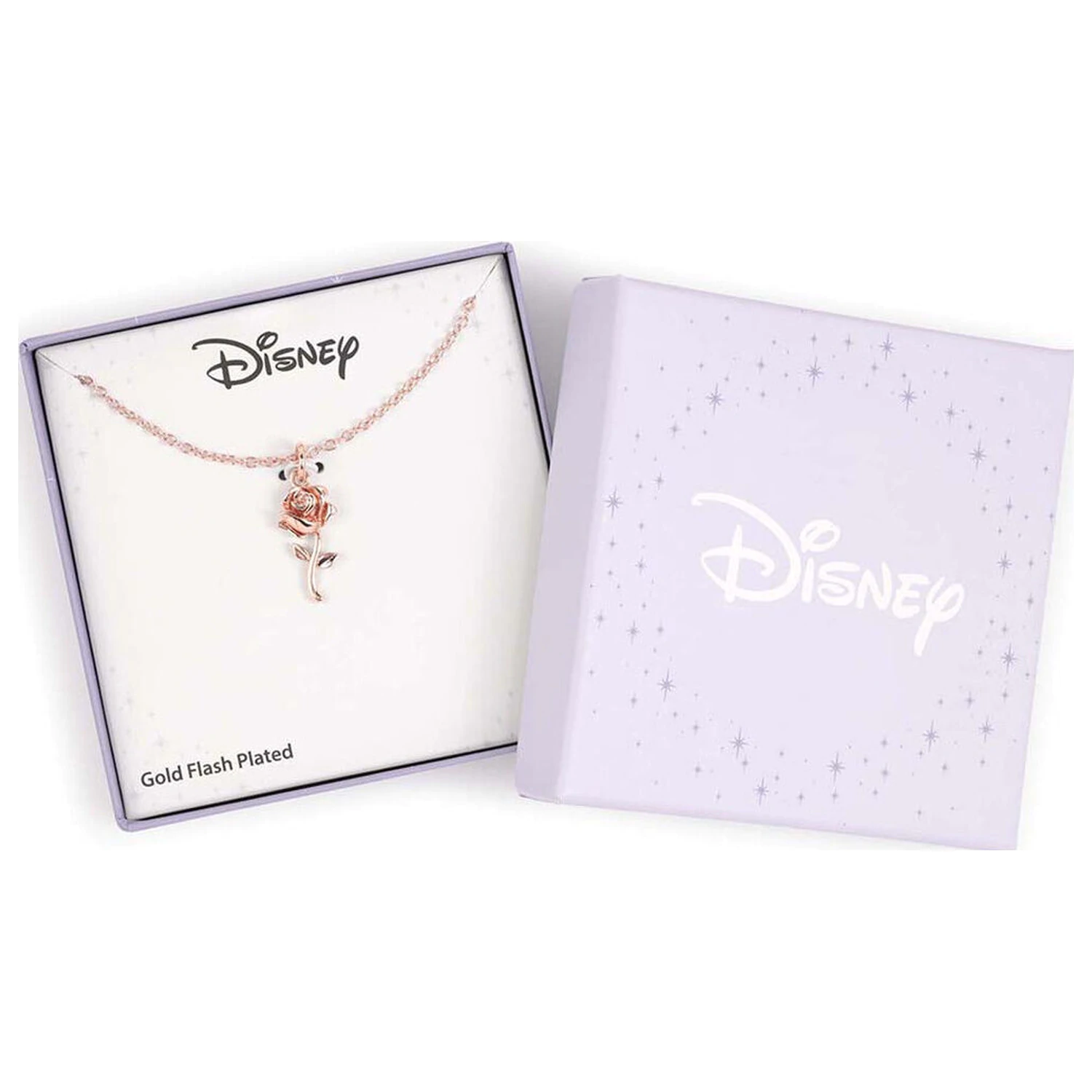 Disney Beauty and the Beast Rose náhrdelník fotografii produktu