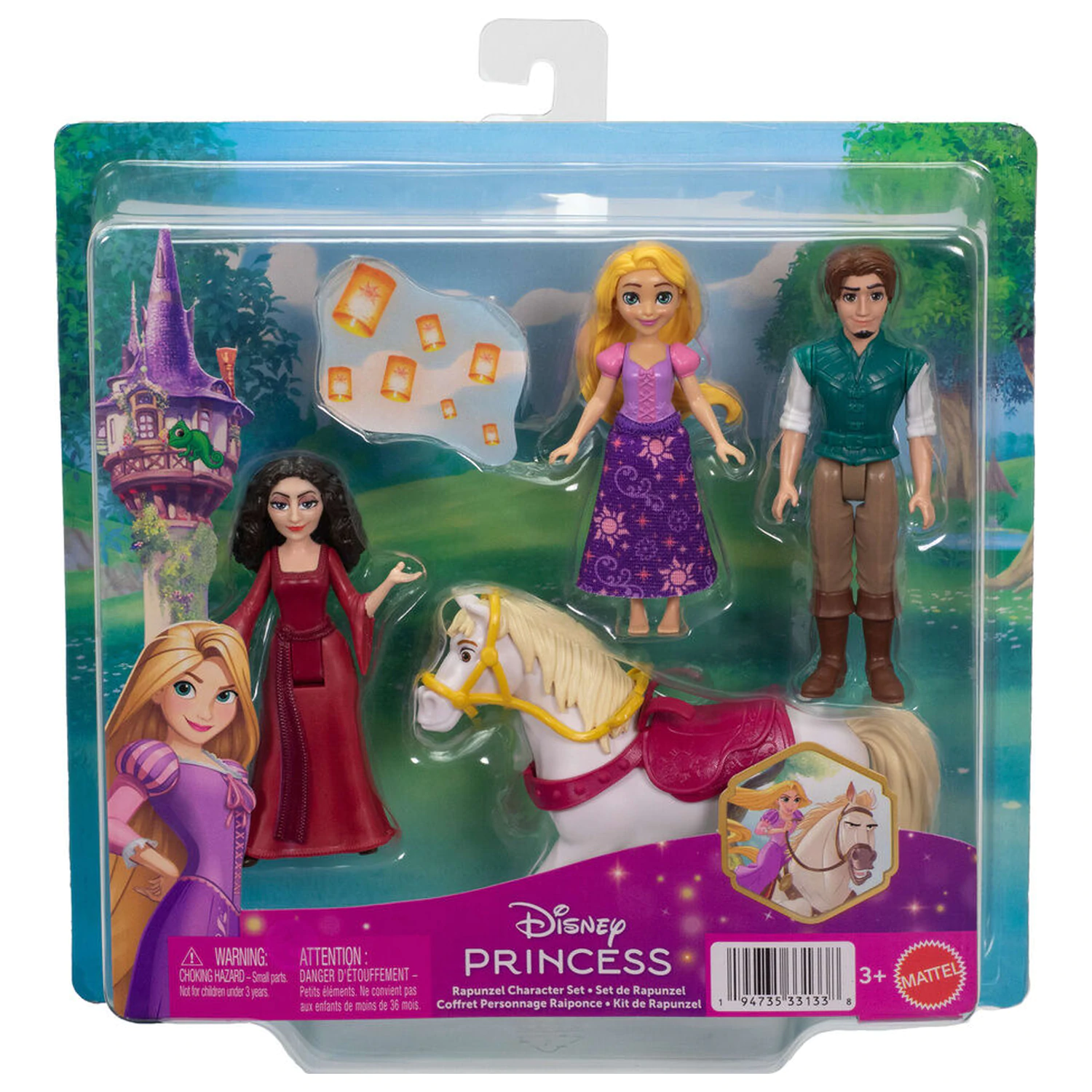 Disney Tangled Rapunzel balení 4 figurek fotografii produktu