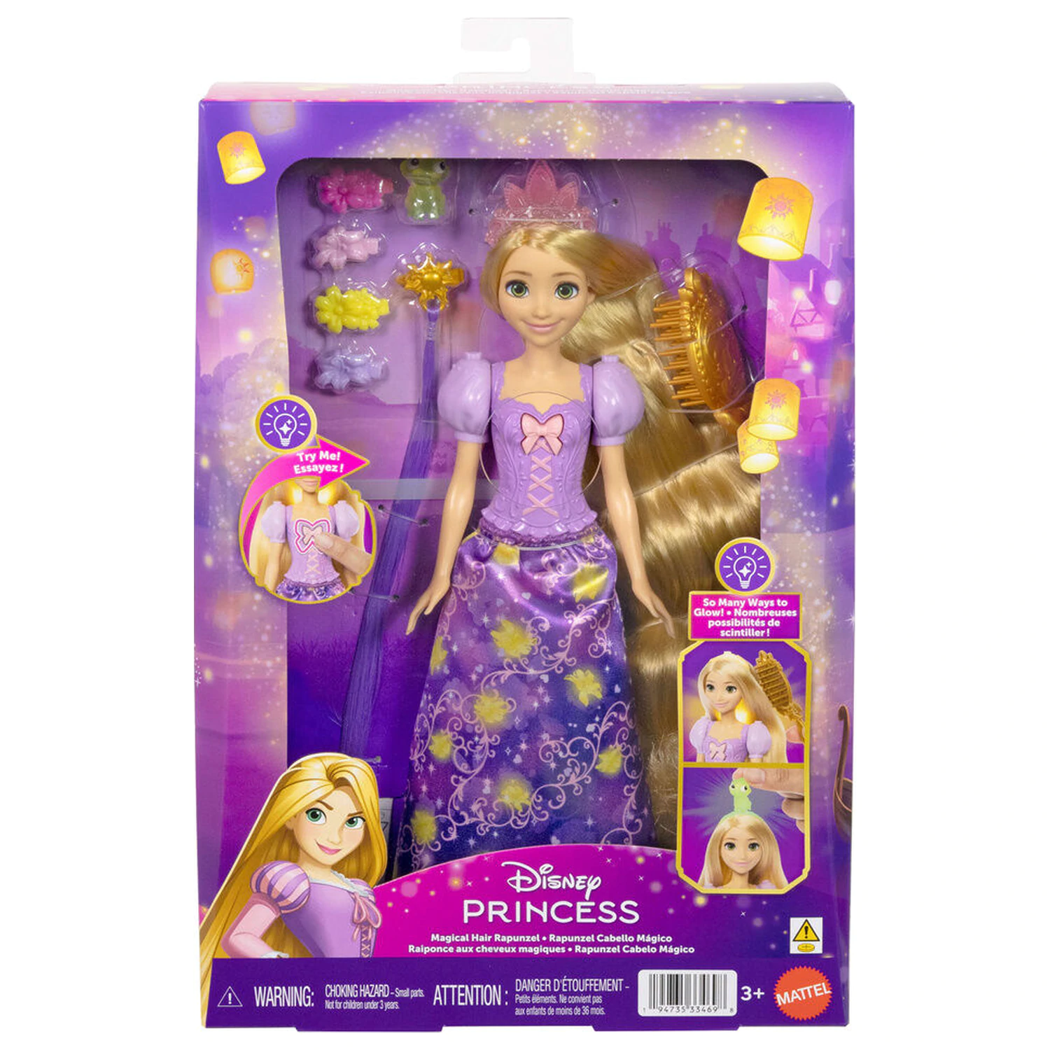 Disney Tangled Reveal Rapunzel panenka fotografii produktu