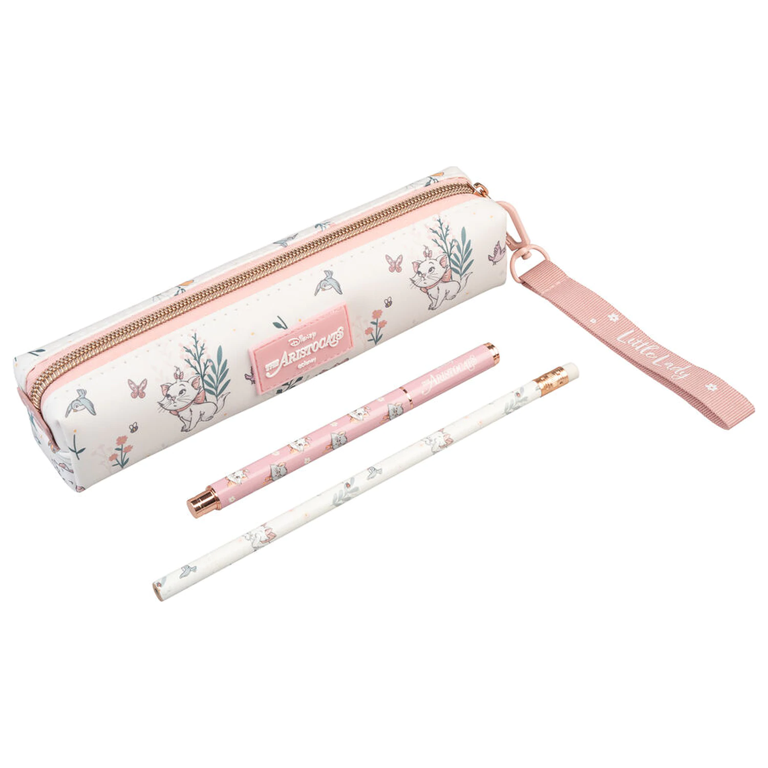 Disney The Aristocats Bonjour Marie Set pouzdro na tužky + pero + tužka fotografii produktu