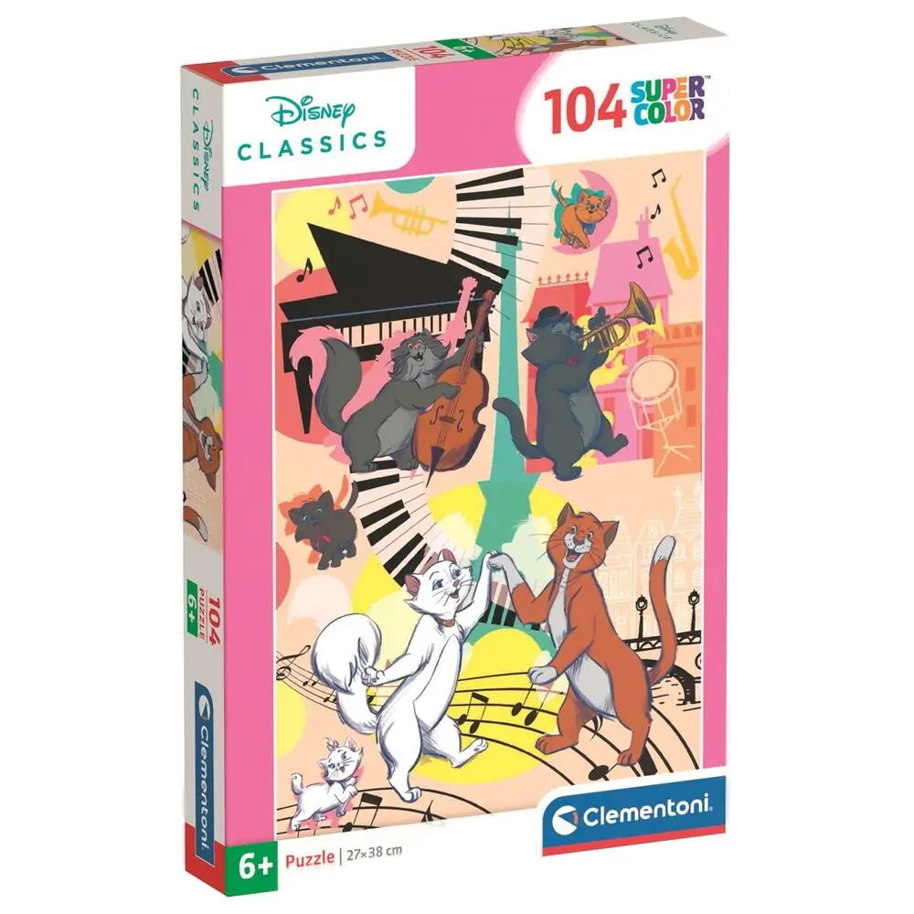 Disney The Aristocats puzzle 104 dílků fotografii produktu