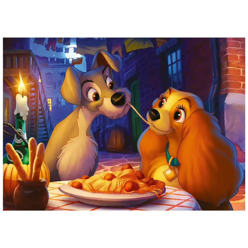 Disney Collector's Edition Jigsaw Puzzle Lady and the Tramp (1000 dílků) fotografii produktu