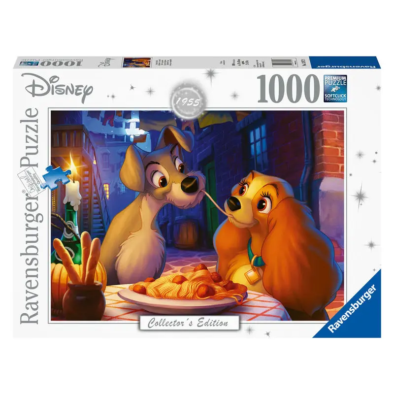 Disney Collector's Edition Jigsaw Puzzle Lady and the Tramp (1000 dílků) fotografii produktu