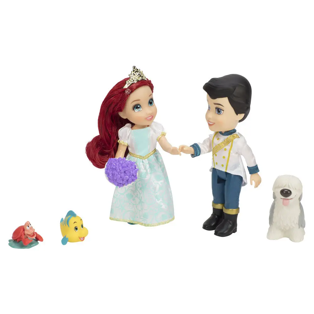 Disney Malá mořská víla Ariel + Eric panenky 15 cm fotografii produktu