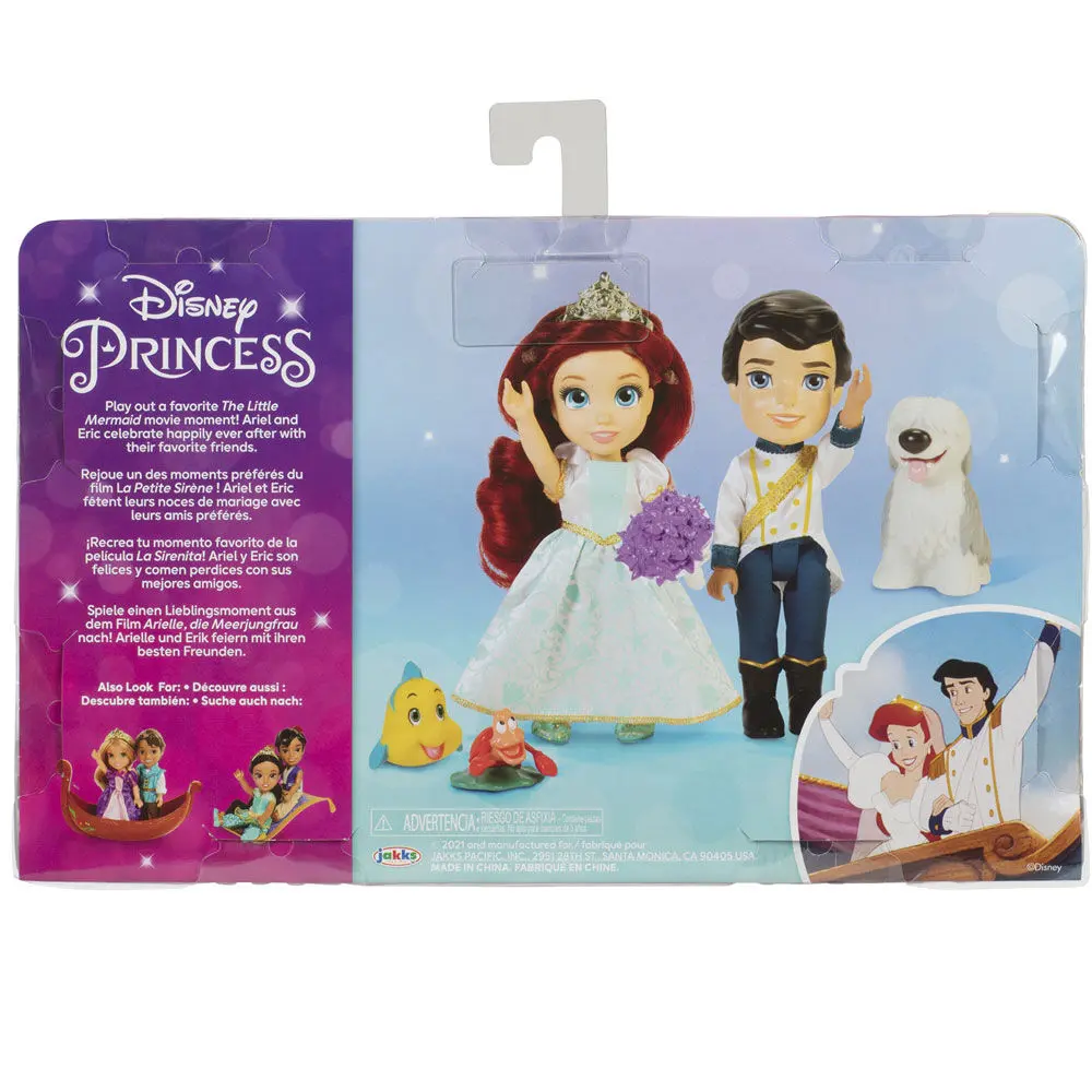 Disney Malá mořská víla Ariel + Eric panenky 15 cm fotografii produktu