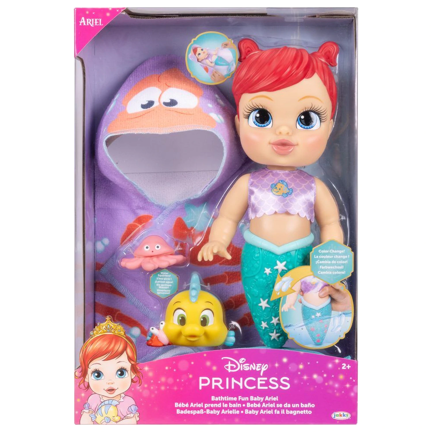 Disney The Little Mermaid Ariel panenka pro miminko 30cm fotografii produktu