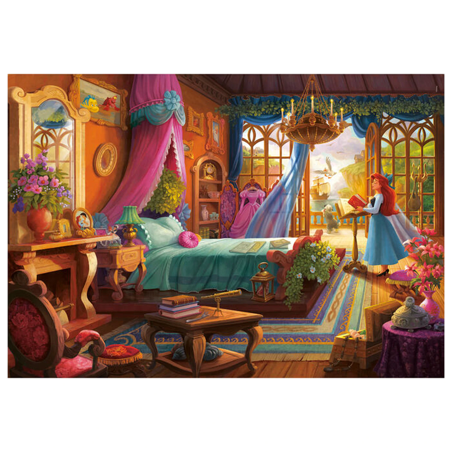 Disney The Little Mermaid Ariel puzzle 500 dílků fotografii produktu
