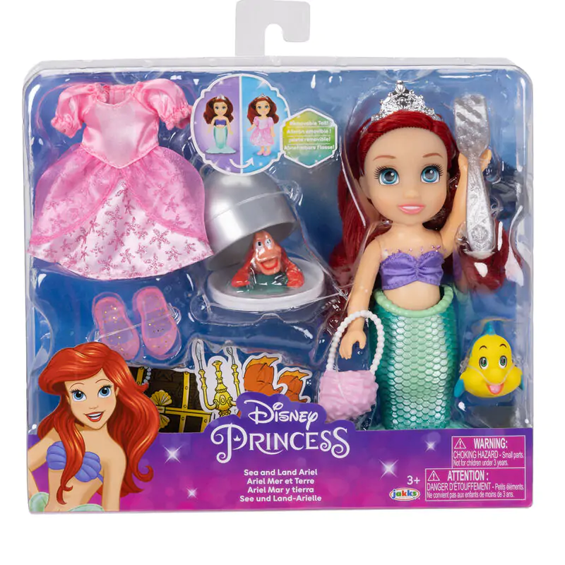 Disney The Little Mermaid Land and Sea Ariel panenka 15 cm fotografii produktu