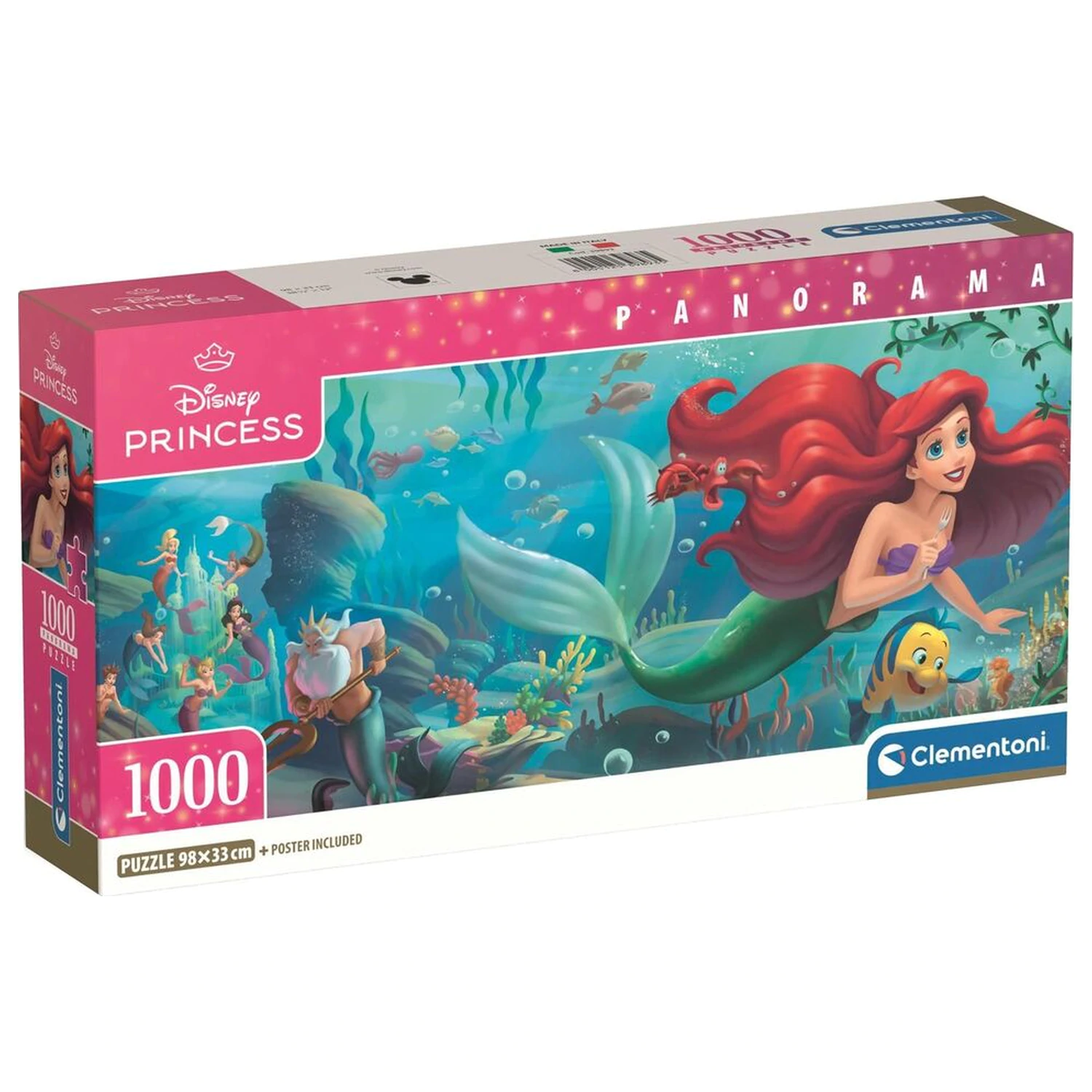Disney The Little Mermaid panoramatické puzzle 1000ks fotografii produktu