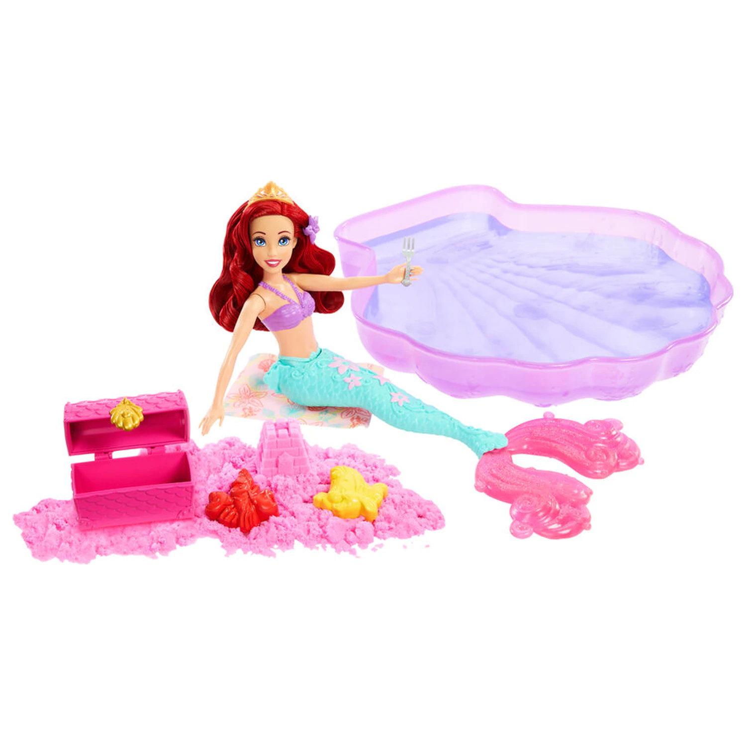 Disney The Little Mermaid Panenka Ariel do vody a písku fotografii produktu