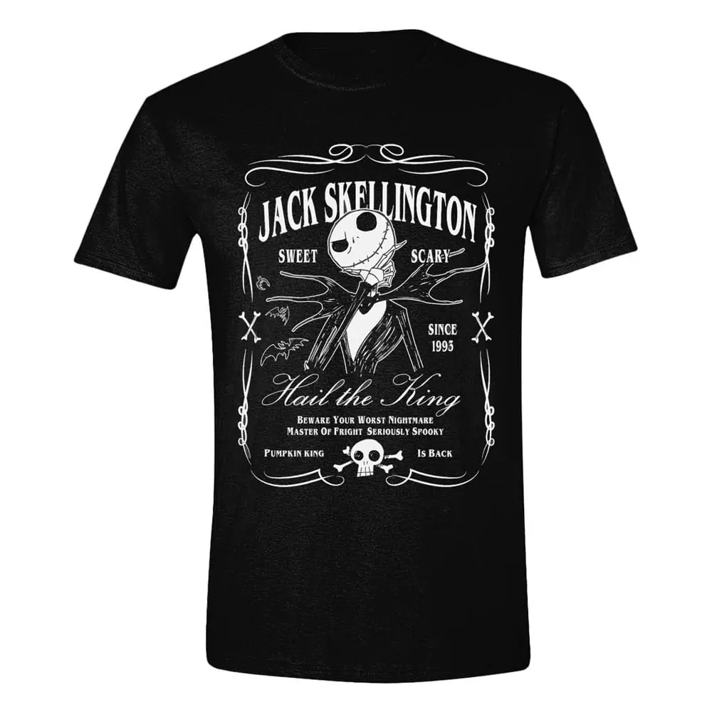 Disney The Nightmare Before Christmas Jack Skellington Label tričko fotografii produktu
