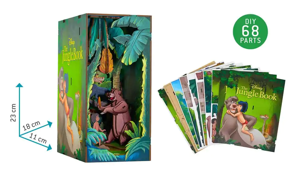 Disney Tiny Adventures Book Nook Mini diorama The Jungle Book 23 cm fotografii produktu