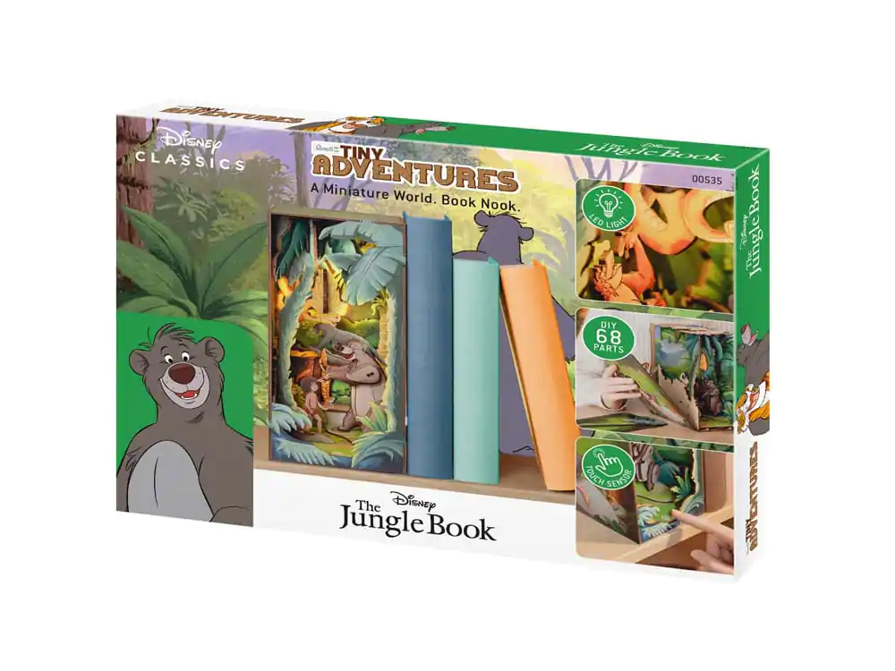 Disney Tiny Adventures Book Nook Mini diorama The Jungle Book 23 cm fotografii produktu