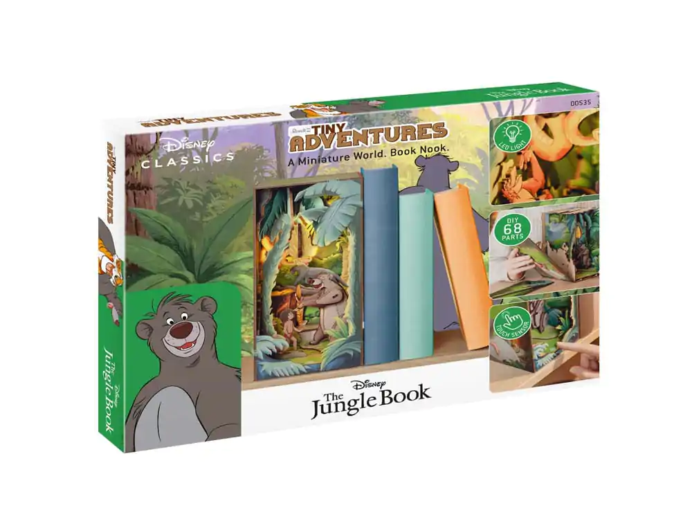 Disney Tiny Adventures Book Nook Mini diorama The Jungle Book 23 cm fotografii produktu