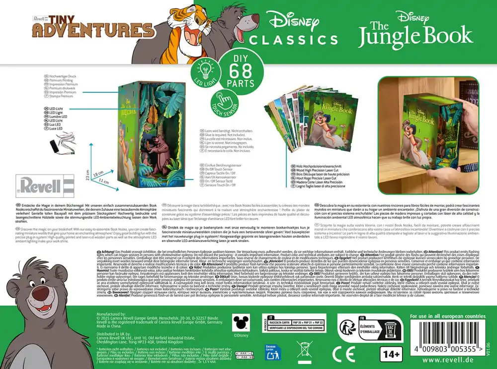 Disney Tiny Adventures Book Nook Mini diorama The Jungle Book 23 cm fotografii produktu
