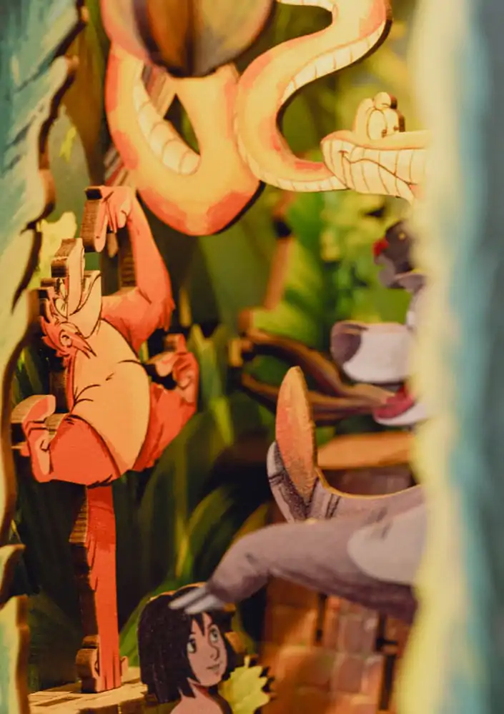 Disney Tiny Adventures Book Nook Mini diorama The Jungle Book 23 cm fotografii produktu