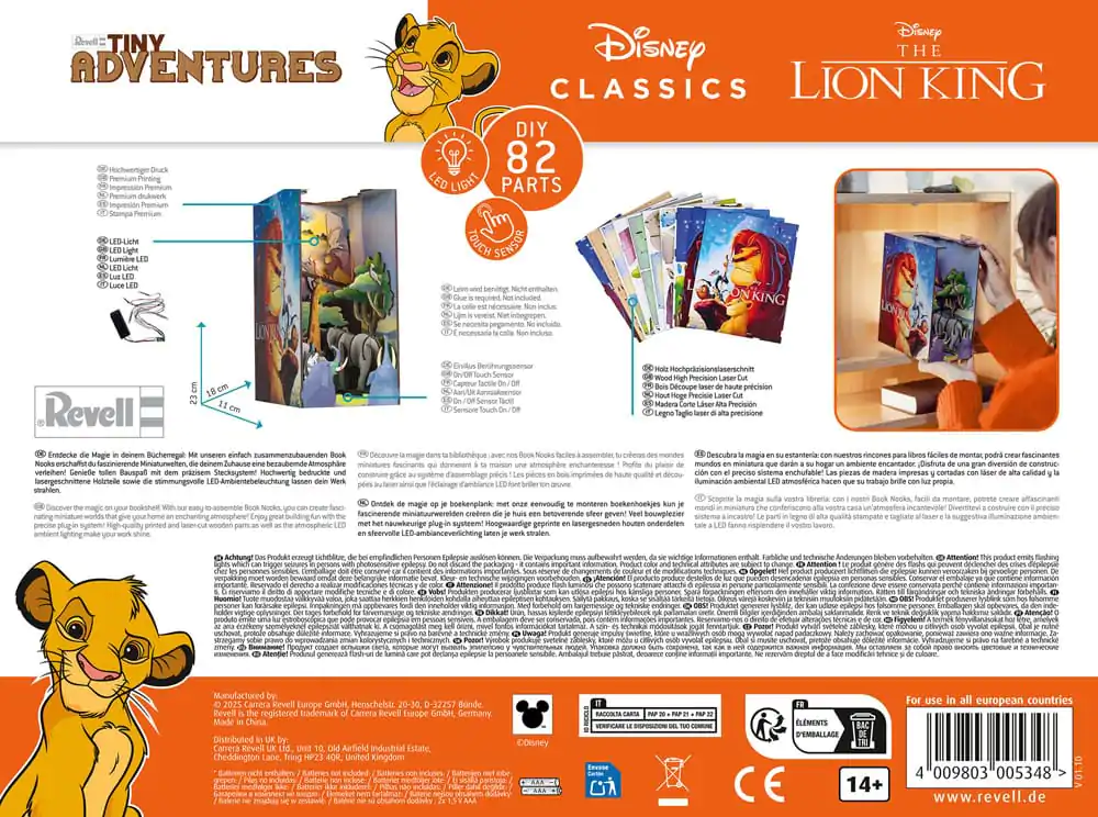 Disney Tiny Adventures Book Nook Mini Diorama The Lion King 23 cm fotografii produktu