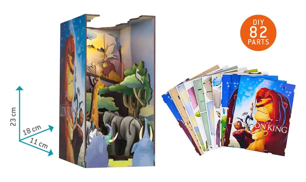 Disney Tiny Adventures Book Nook Mini Diorama The Lion King 23 cm fotografii produktu