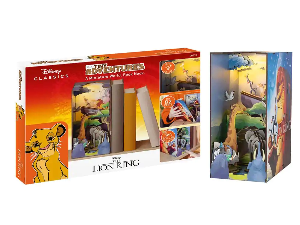 Disney Tiny Adventures Book Nook Mini Diorama The Lion King 23 cm fotografii produktu