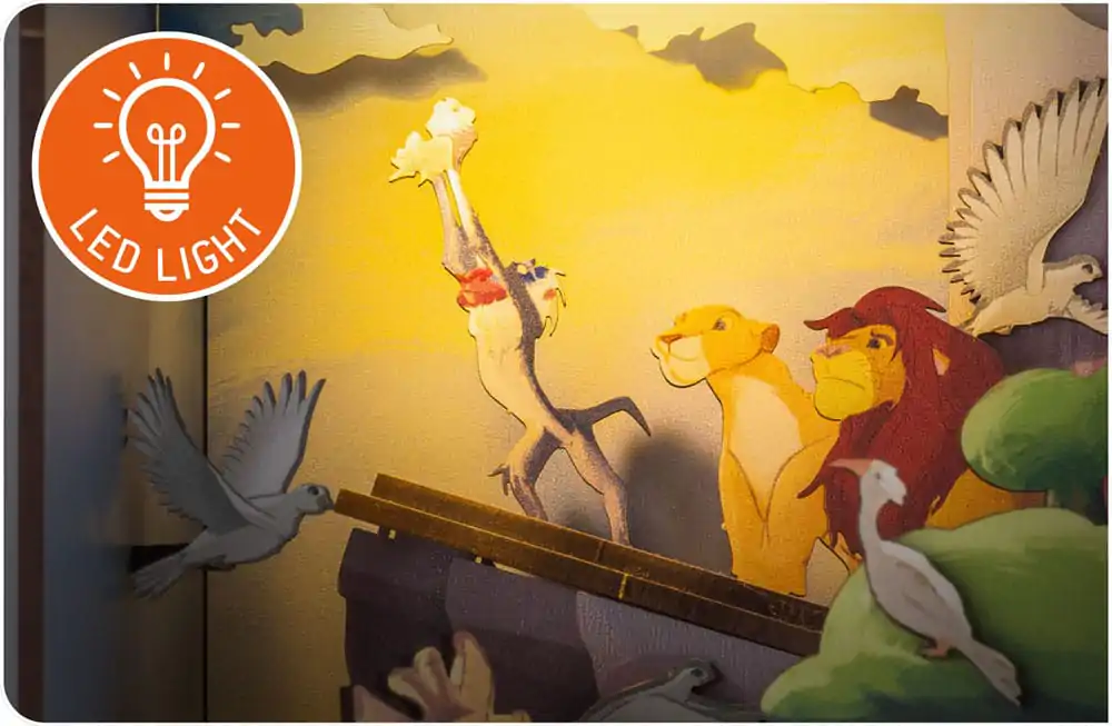 Disney Tiny Adventures Book Nook Mini Diorama The Lion King 23 cm fotografii produktu
