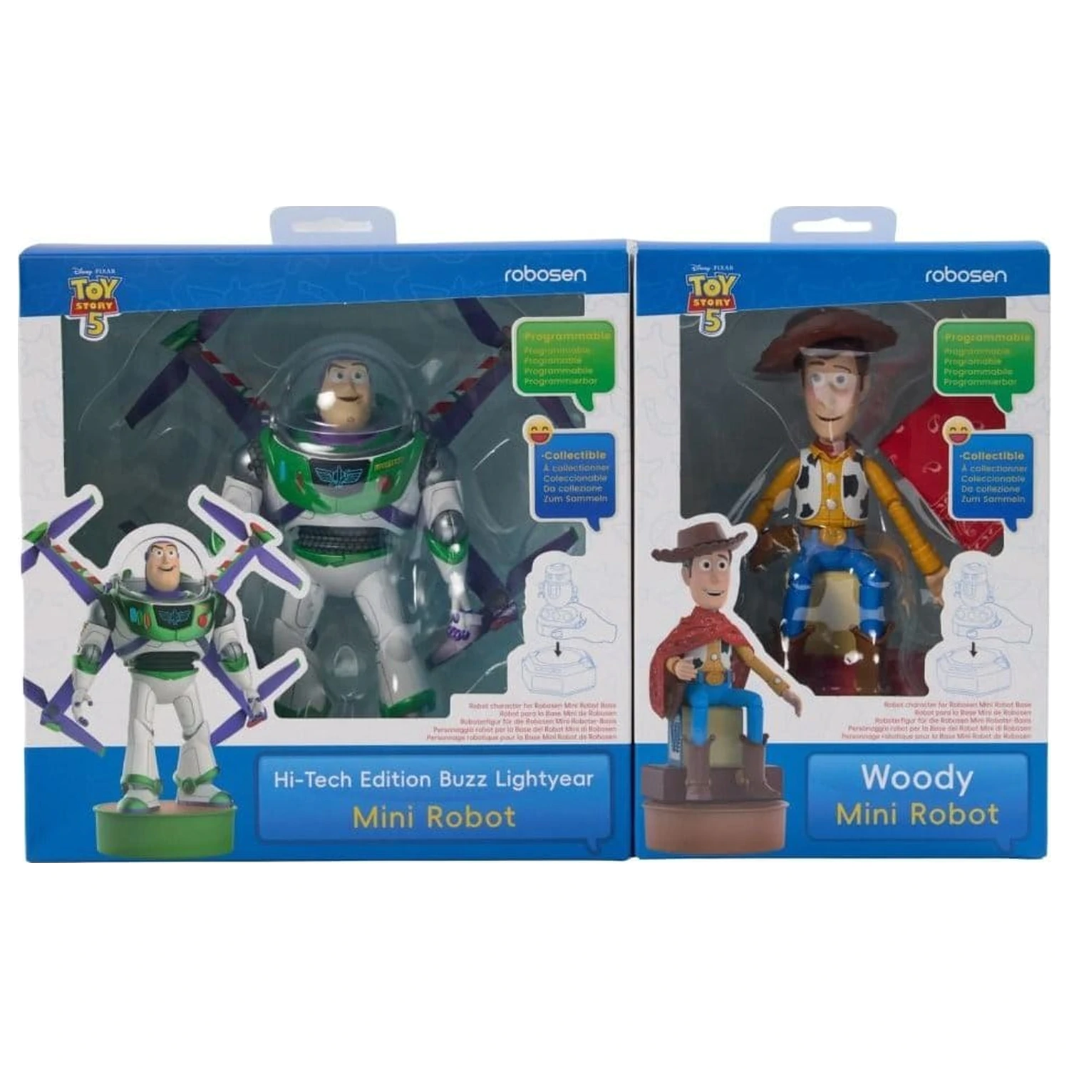 Disney Interactive Robotická hračka Toy Story 5 Set - Buzz Lightyear & Woody (Hi-Tech Edition) *English Version* fotografii produktu