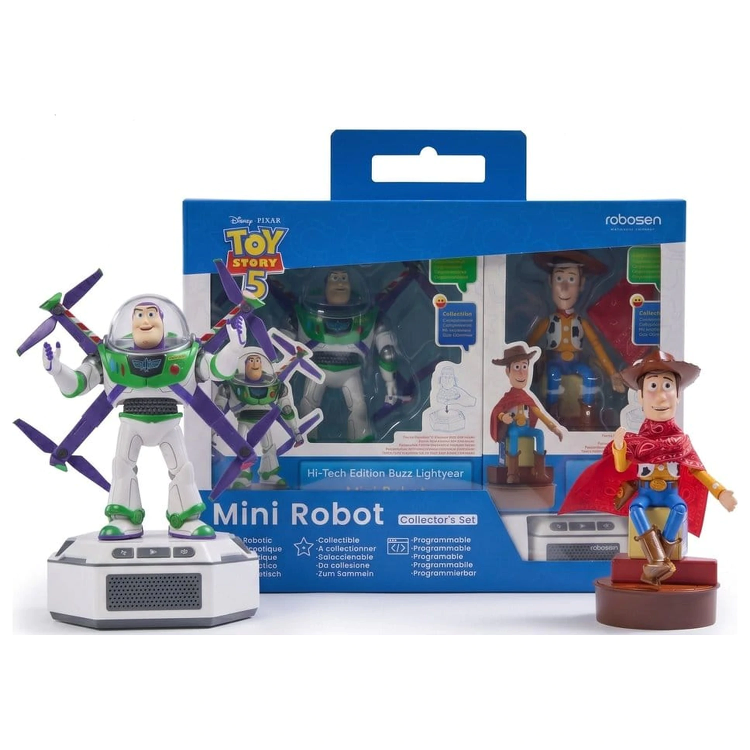 Disney Interactive Robotická hračka Toy Story 5 Set - Buzz Lightyear & Woody (Hi-Tech Edition) *English Version* fotografii produktu