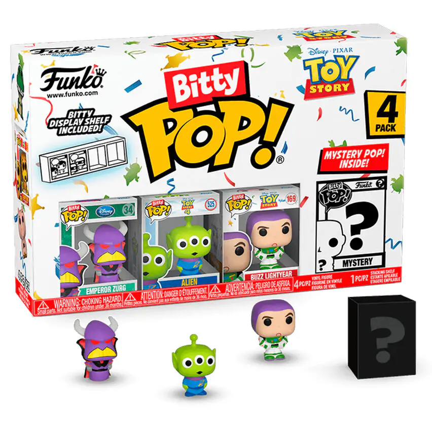 Blister 4 figurky Bitty POP Disney Toy Story Zurg fotografii produktu