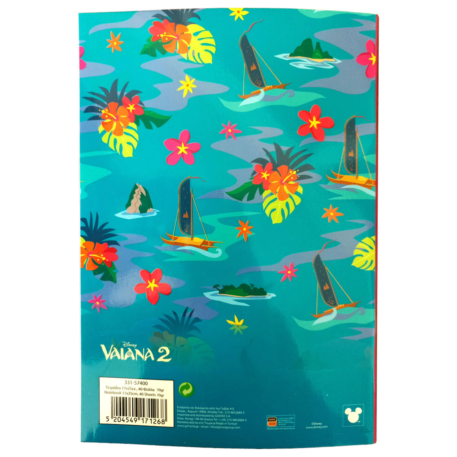 Disney Moana Big Sis B/5 linkovaný zápisník 40 stran fotografii produktu