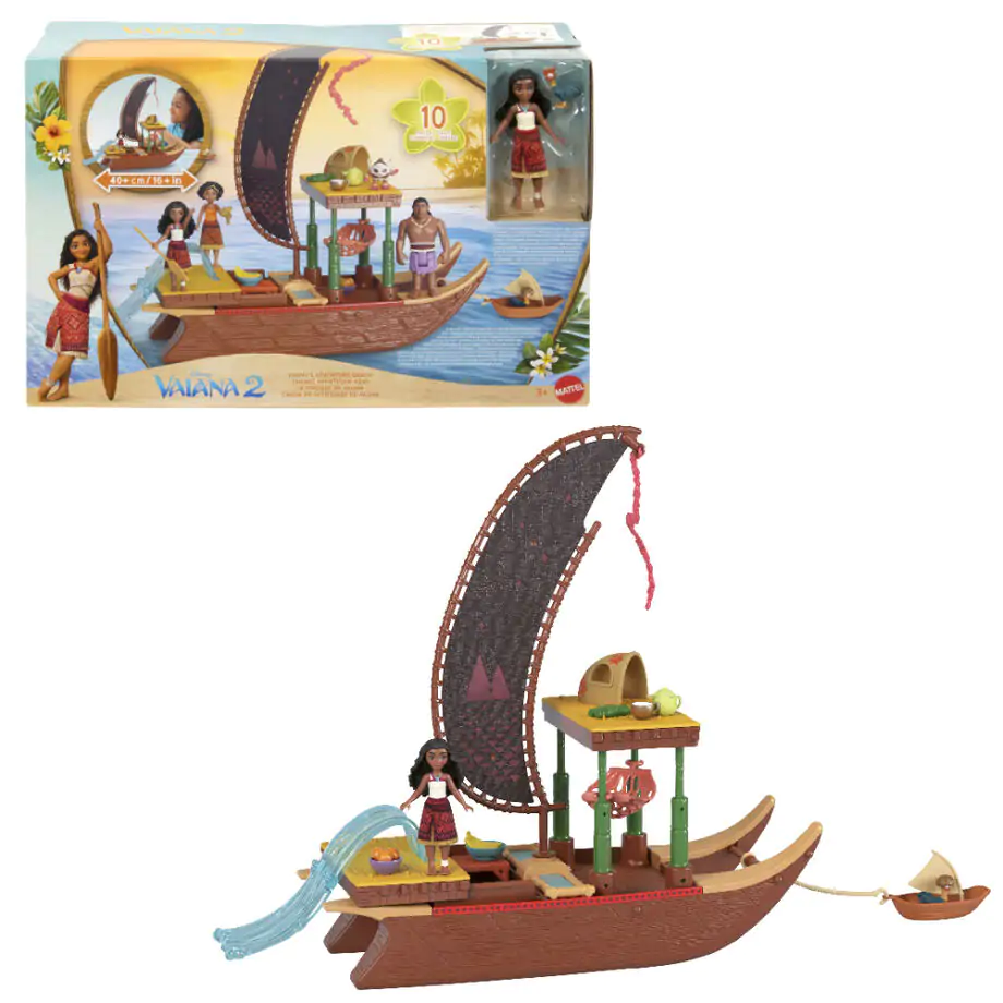 Disney Vaiana Moana 2 Dobrodružná kánoe playset fotografii produktu