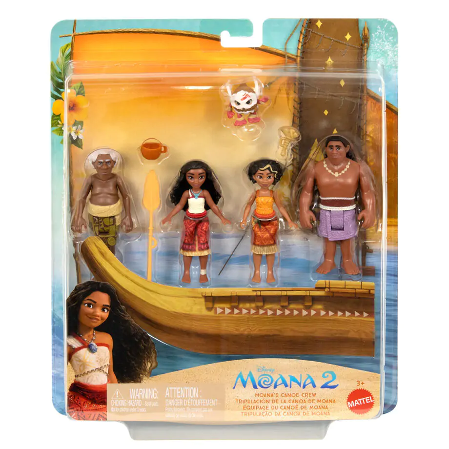 Disney Vaiana Moana 2 Moanas Canoe Crew blistrové figurky fotografii produktu