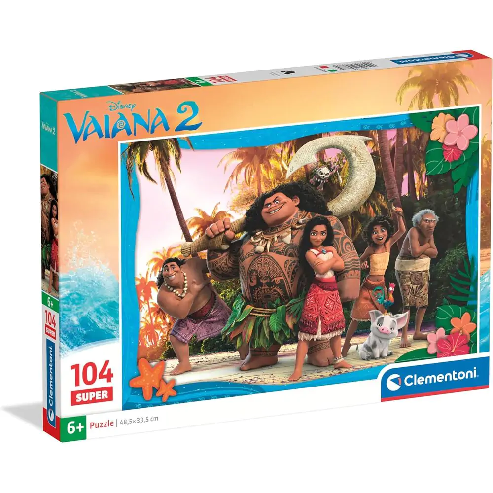 Disney Vaiana Moana 2 super puzzle 104 dílků fotografii produktu