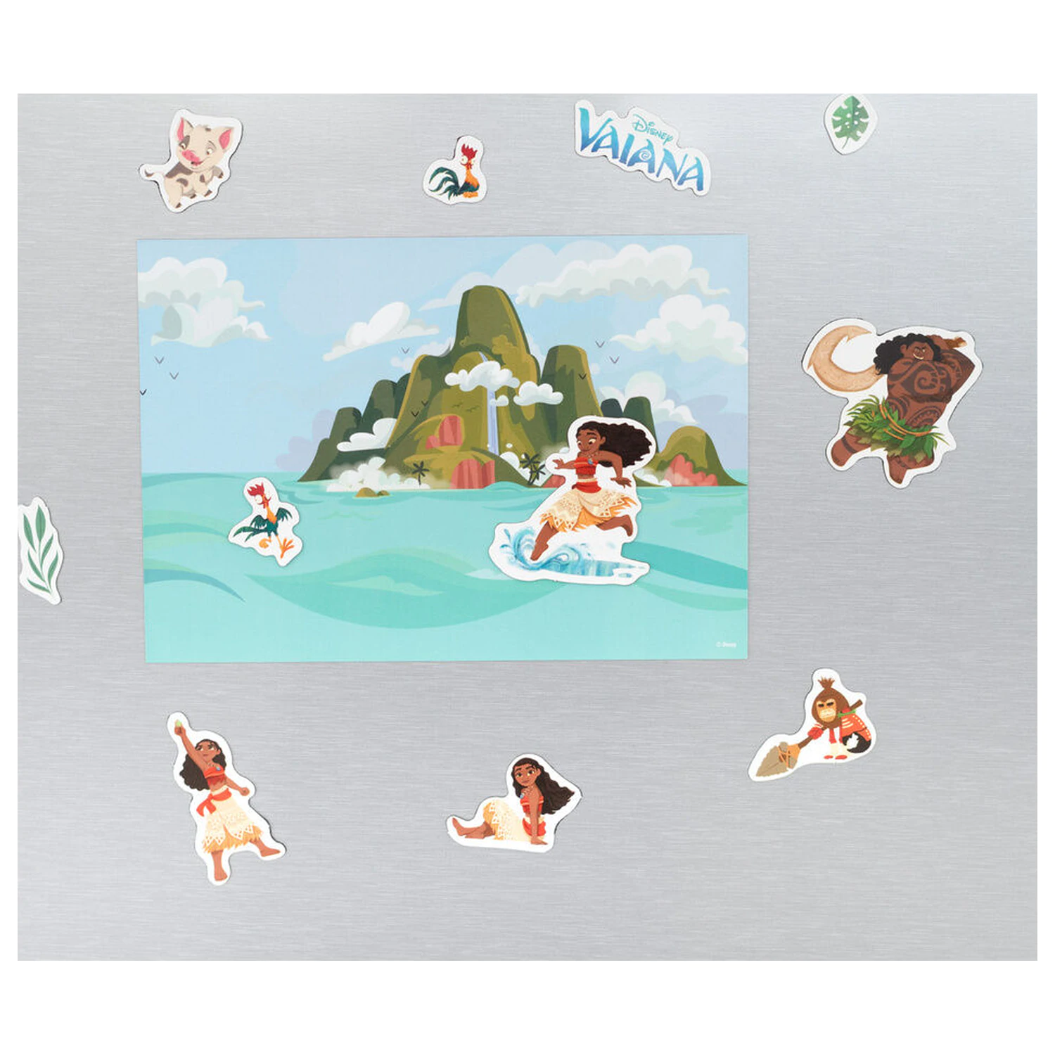 Disney Vaiana Moana sada vyřezávaných magnetů fotografii produktu