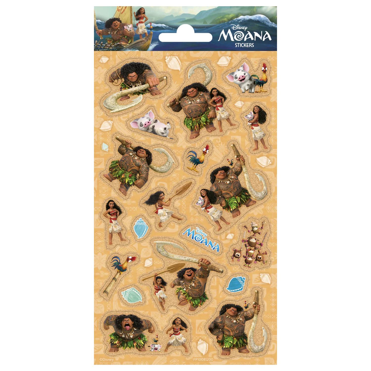 Disney Moana Ready Glitter Nálepka fotografii produktu