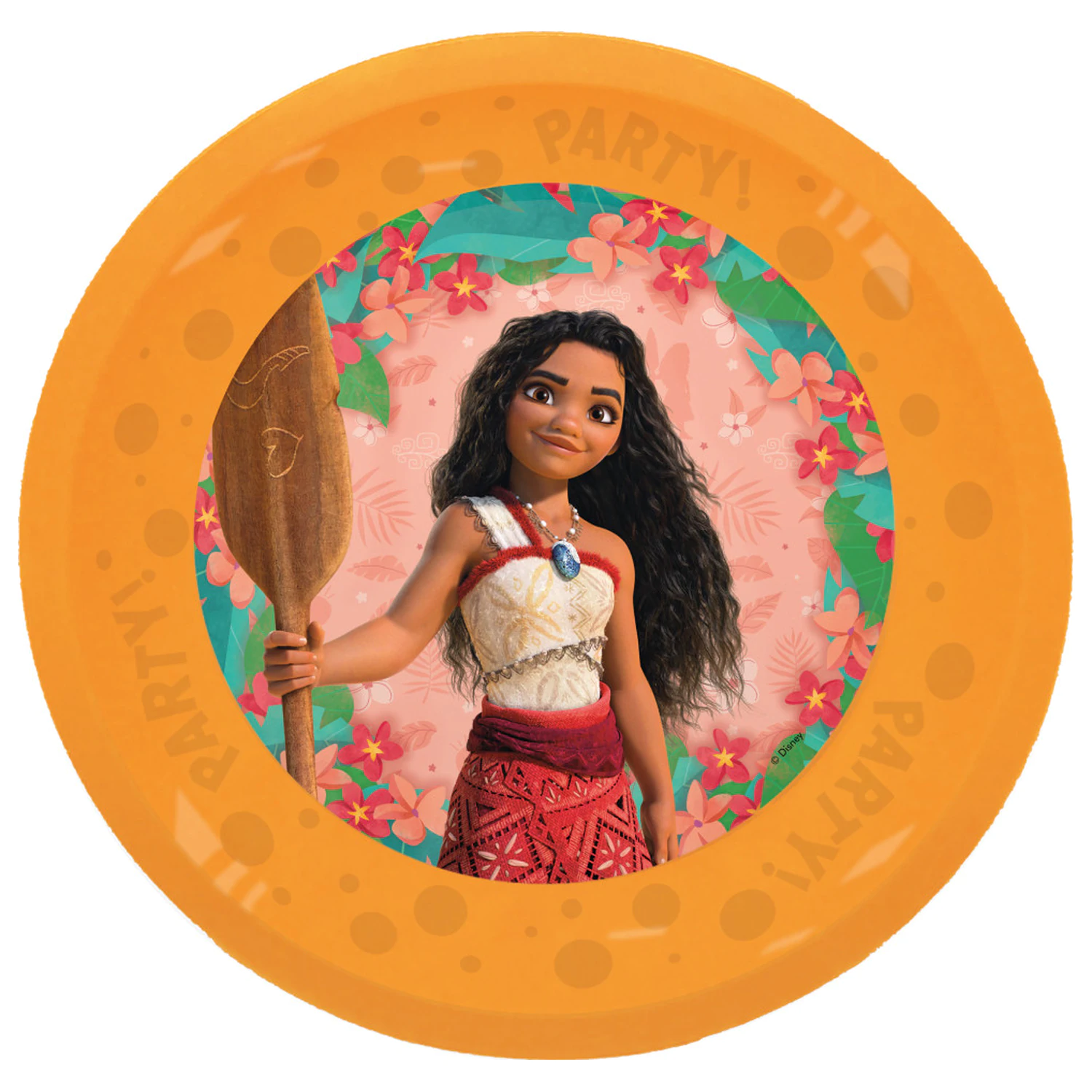 Disney Moana Sailing Spirit mikro prémiový plastový jídelní talíř, sada 4 kusů, 21 cm fotografii produktu