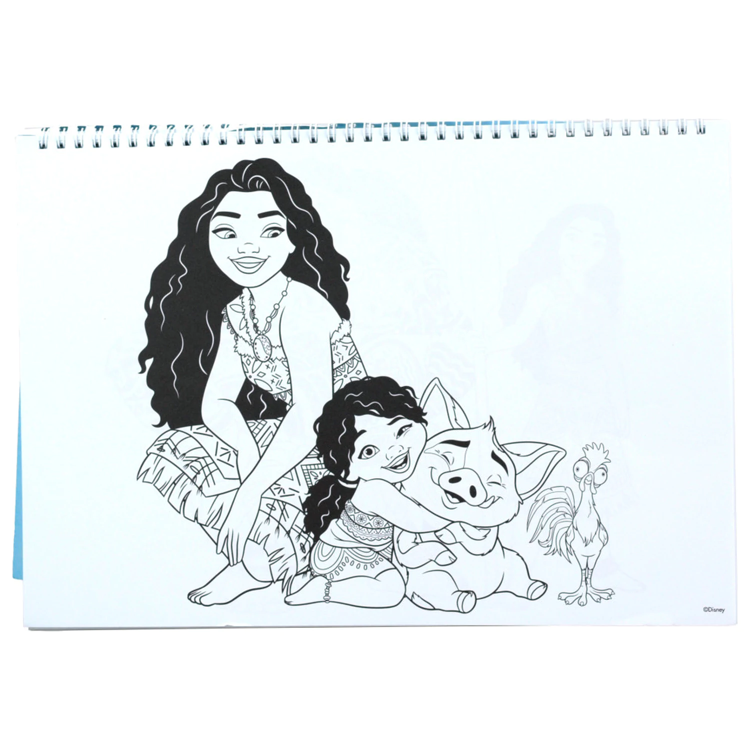 Disney Moana Together Again A/4 spirálový skicák 40 listů se samolepkami fotografii produktu