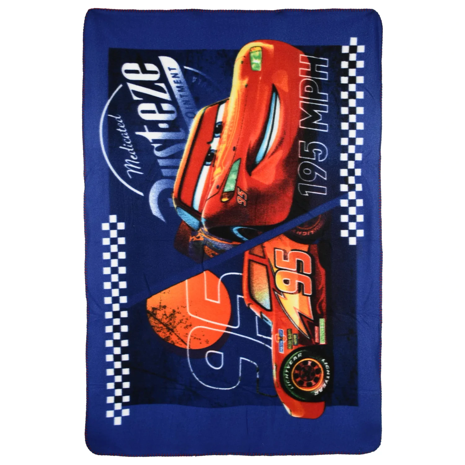 Disney Cars 195 MPH flísová deka 100x150cm fotografii produktu