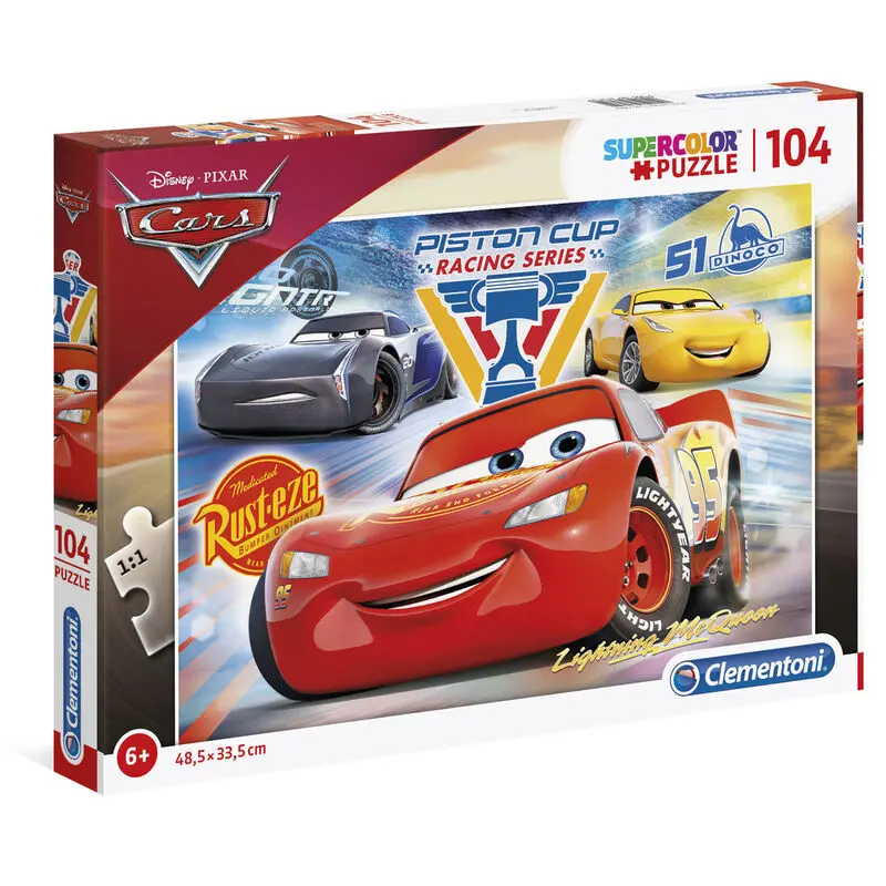 Disney Cars 3 puzzle 104 dílků fotografii produktu