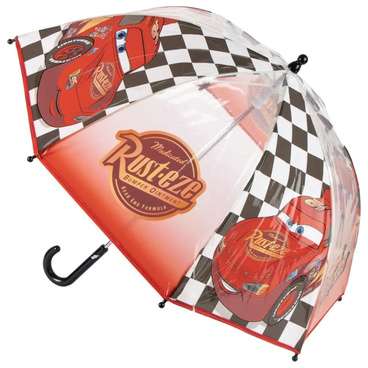 Disney Cars Flag Dětský průhledný deštník fotografii produktu