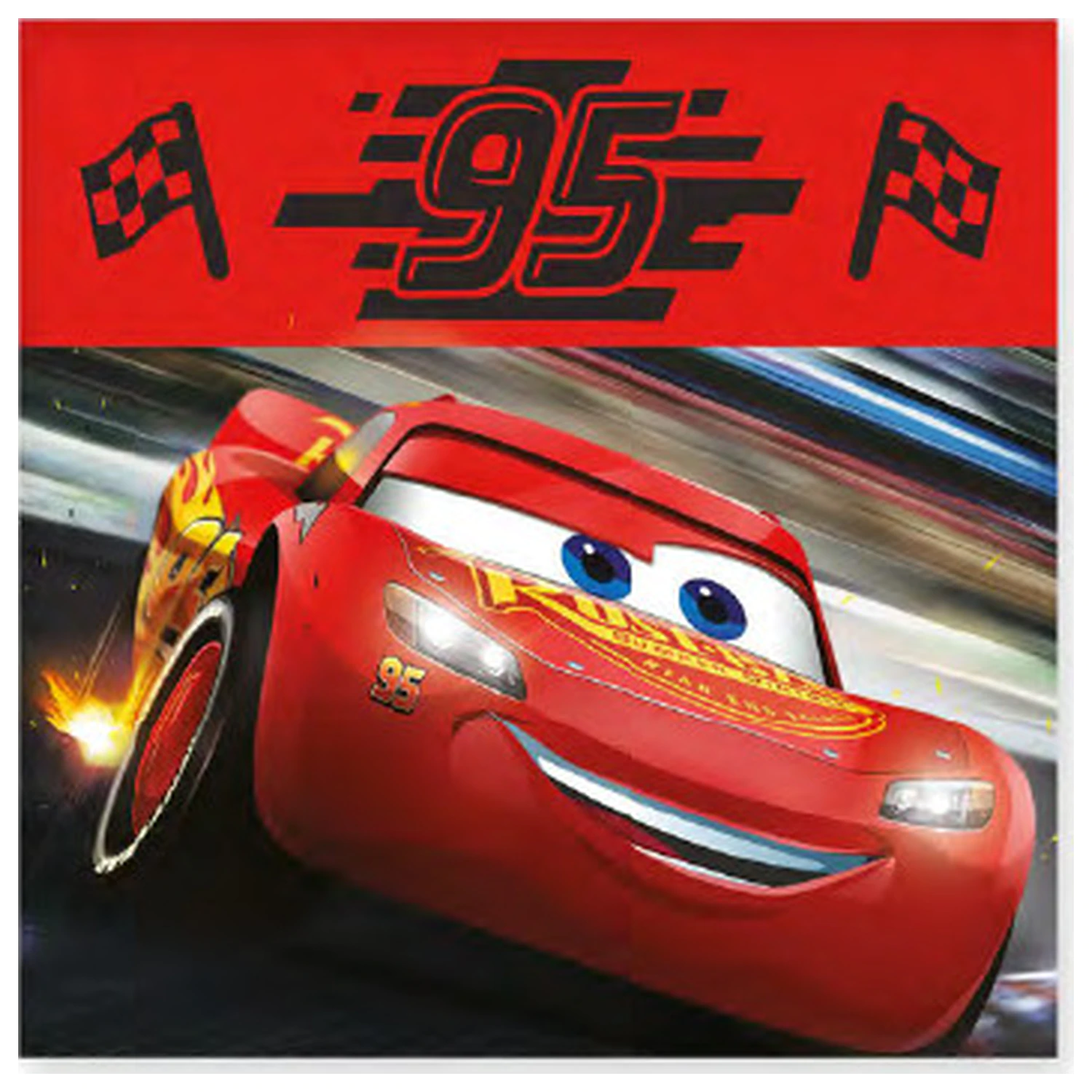 Disney Cars vlajkový ručník na ruce, ručník na obličej, ručník fotografii produktu