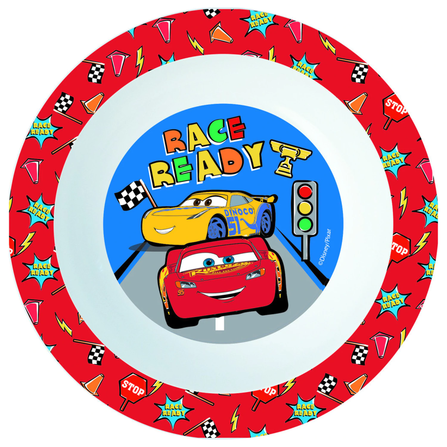 Disney Cars Lets Race mikro hluboký talíř 16 cm fotografii produktu