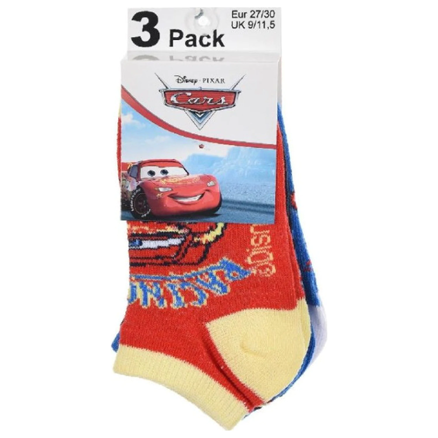 Disney Cars Madness dětské tajné ponožky 27/30 fotografii produktu