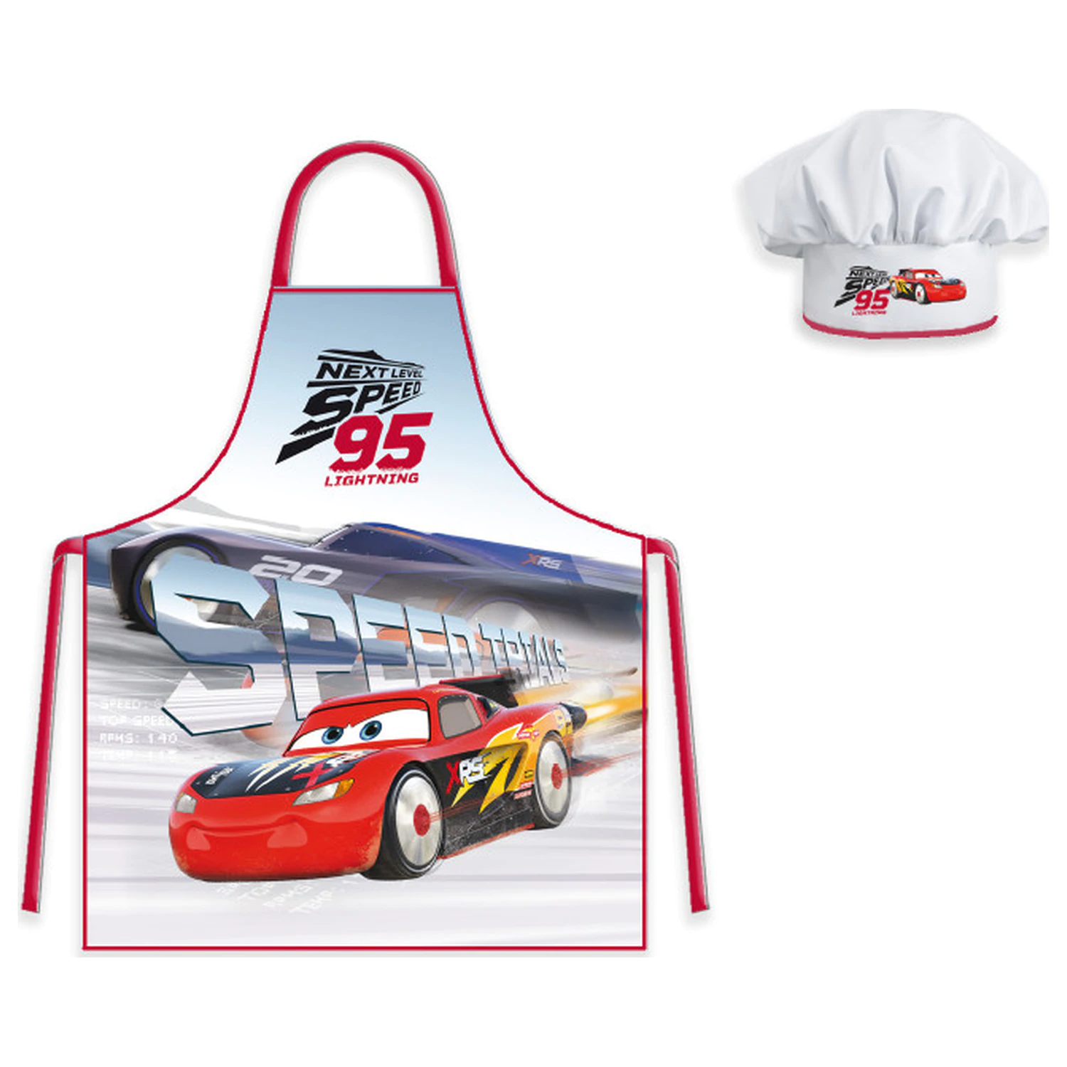 Disney Cars Next Level Dětská zástěra, sada 2 kusy fotografii produktu