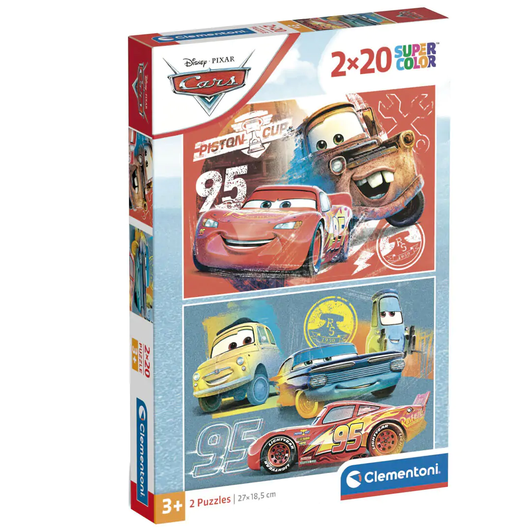 Disney Cars puzzle 2x20 dílků fotografii produktu